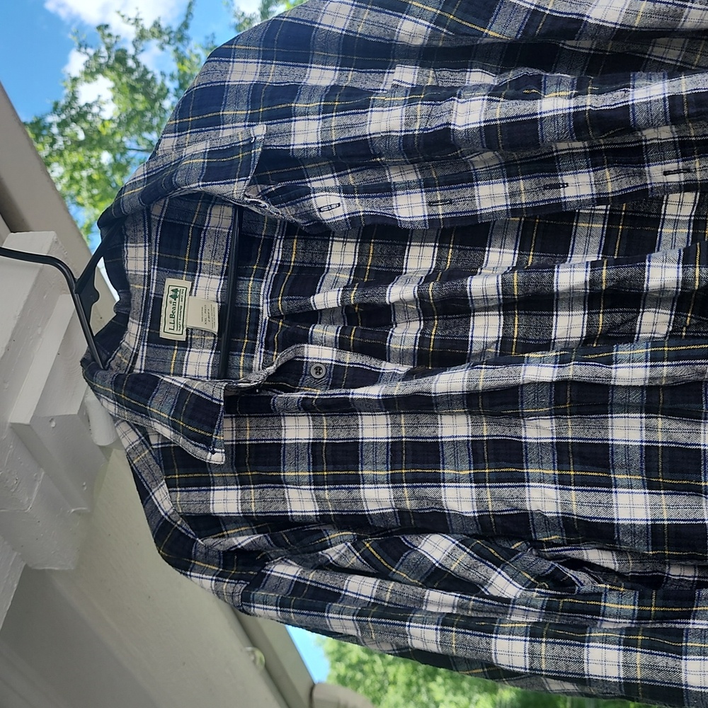 Classic LL Bean flannel shirt